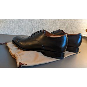 Meermin Captoe Oxford - Black calf leather, size 11D [Like New]